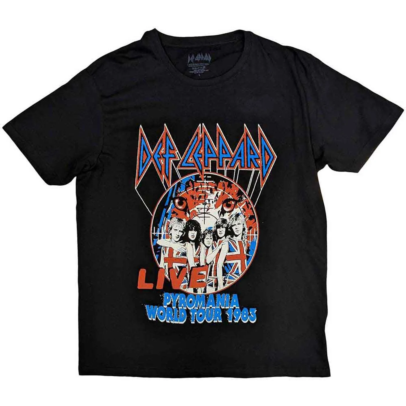Def Leppard T Shirt - Pyro World Tour