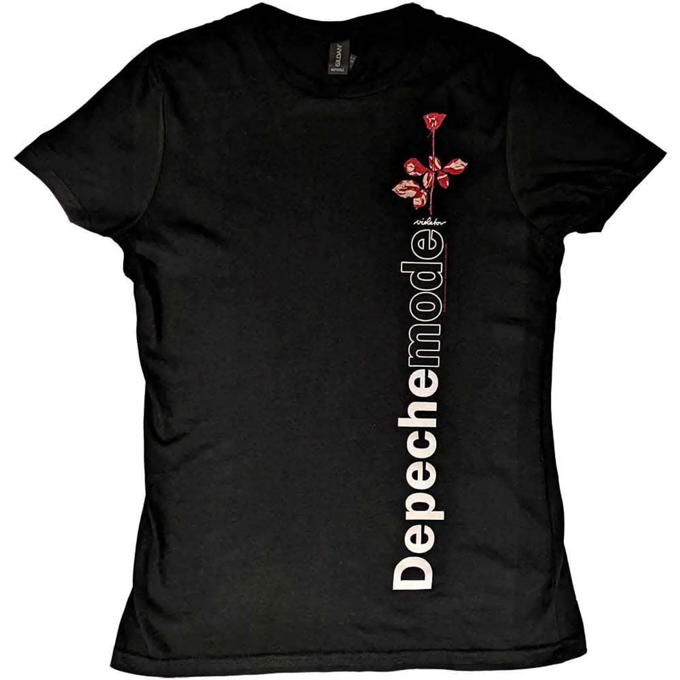 Depeche Mode Woman's T Shirt - Violator Side Rose