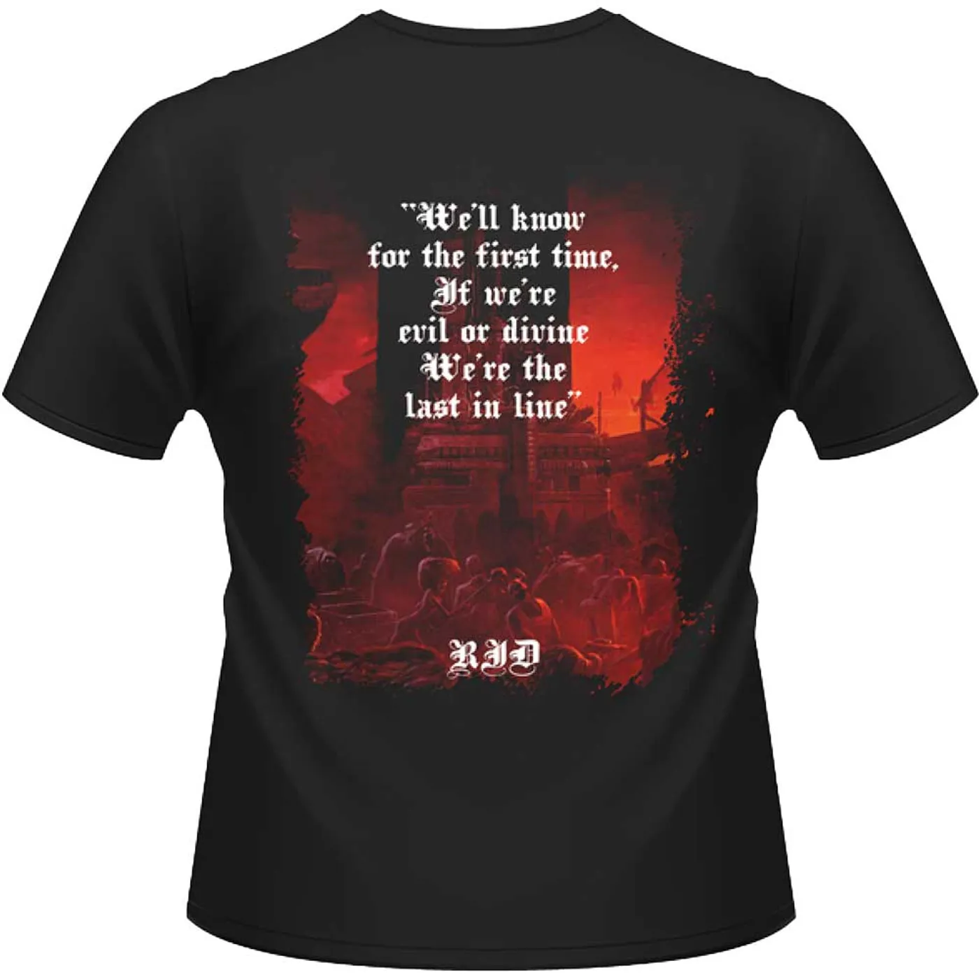 Dio T Shirt - Last In Line Lyrics