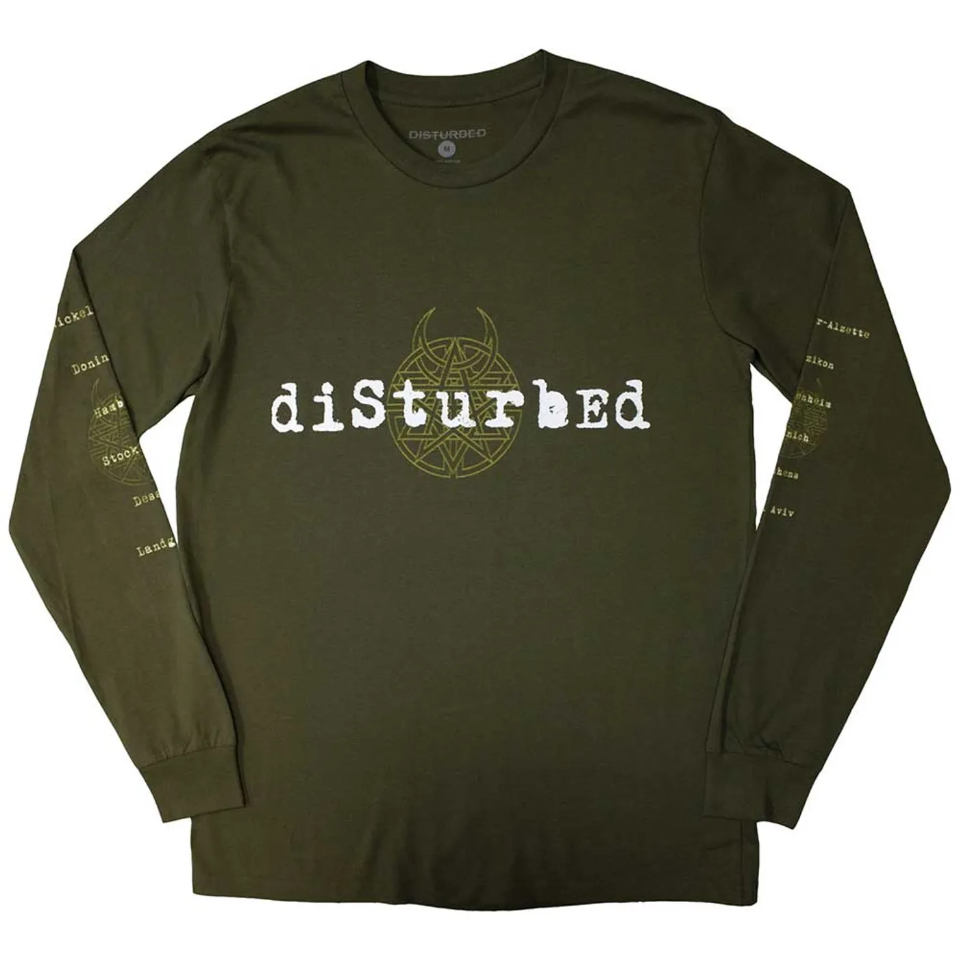 Disturbed Long Sleeve T Shirt - European Tour '23 Take Back