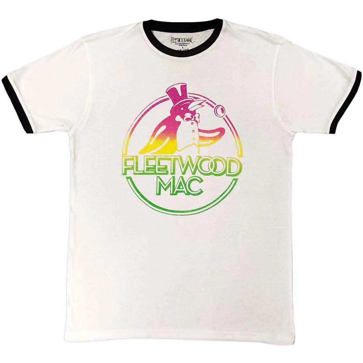 Fleetwood Mac T Shirt - Penguin Ringer