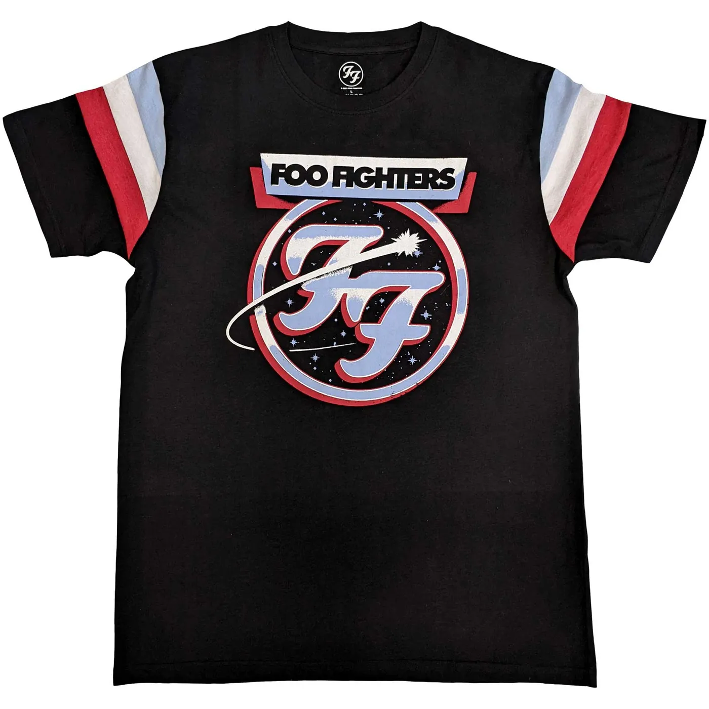 Foo Fighters T Shirt - Comet Tricolor Ringer
