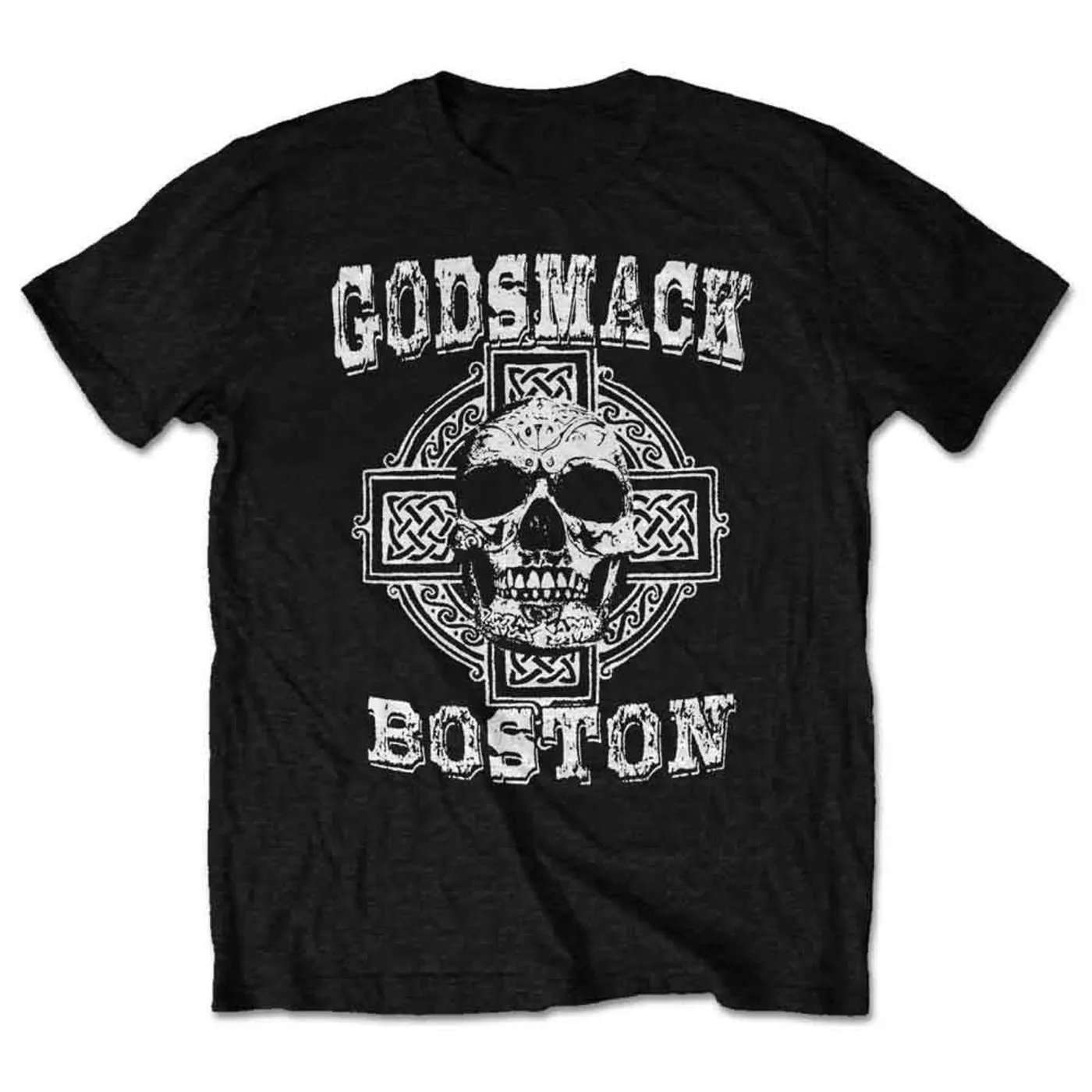 Godsmack T Shirt - Boston Skull