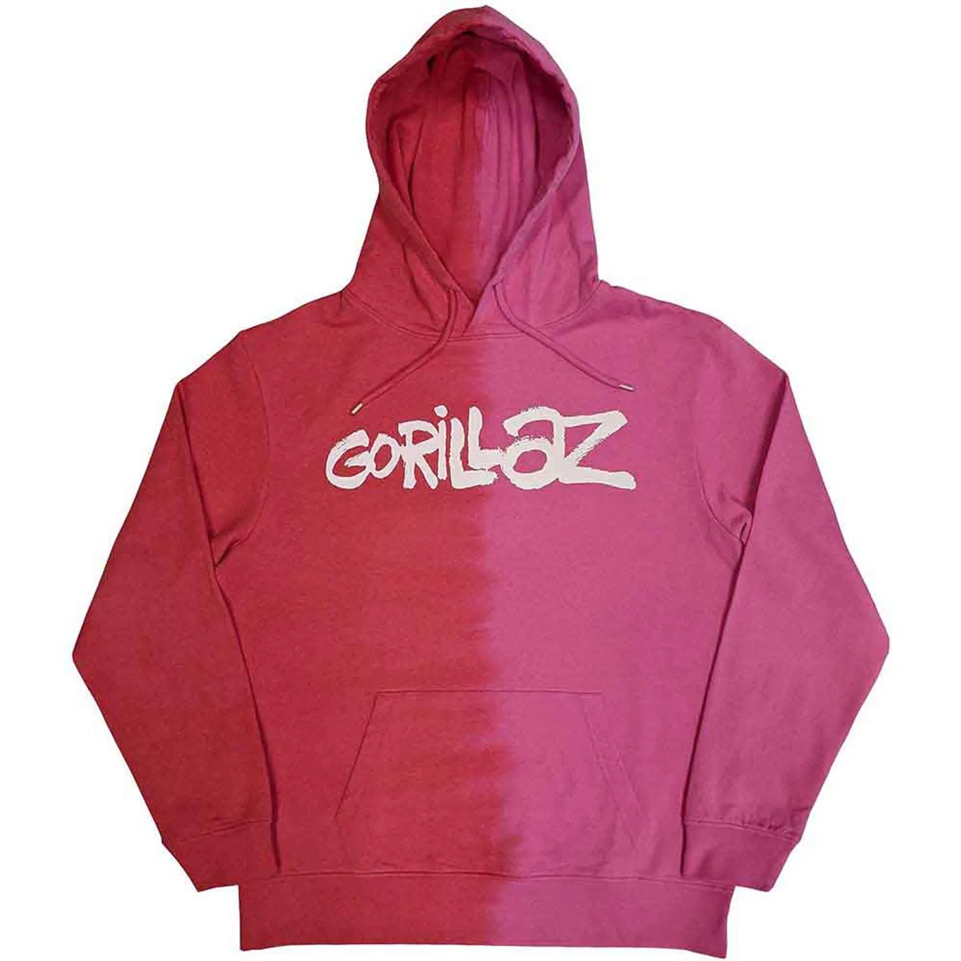 Gorillaz Pullover Hoodie - Two-Tone Brush Logo