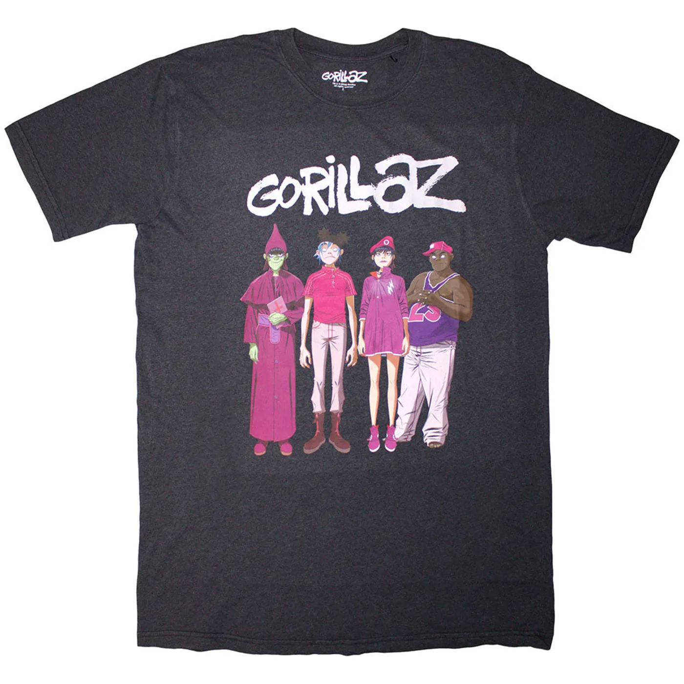 Gorillaz T Shirt - Cracker Island Standing Group