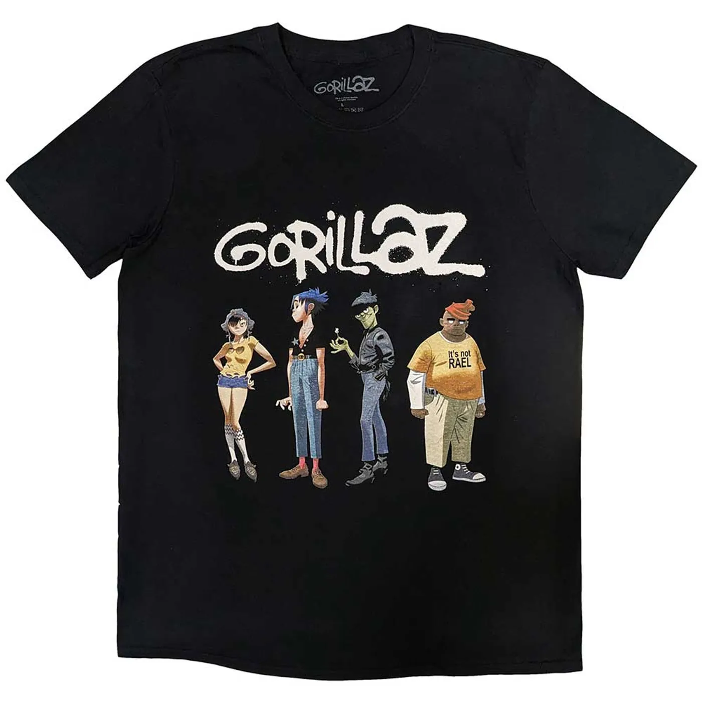 Gorillaz T Shirt - Spray Logo Group