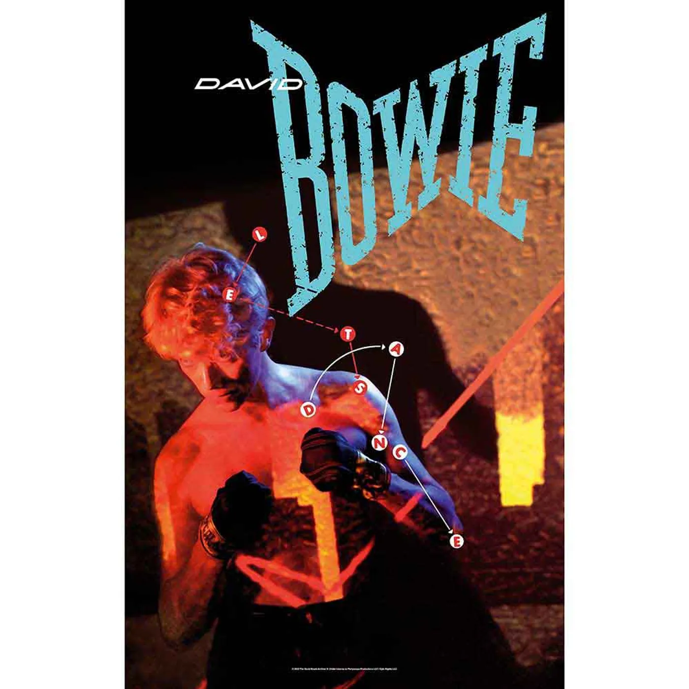 David Bowie Posters - Textile - Let's Dance