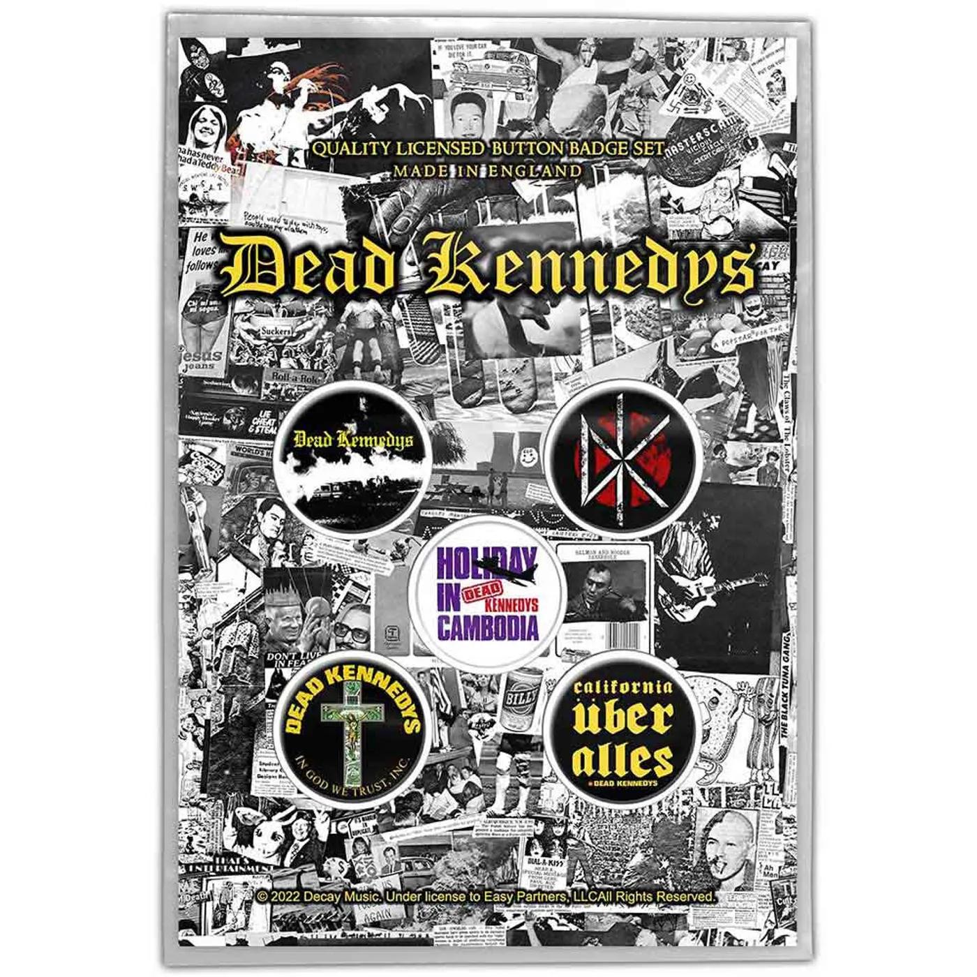 Dead Kennedys Plastic Pin Badge - Fresh Fruit