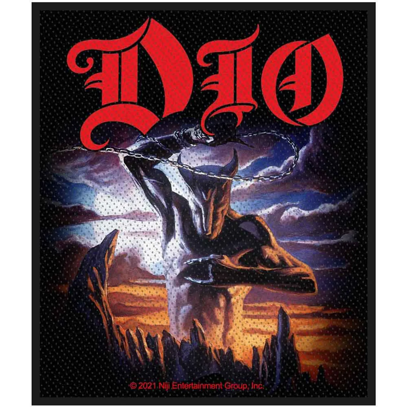 Dio Patches - Woven Sew On - Holy Diver Murray