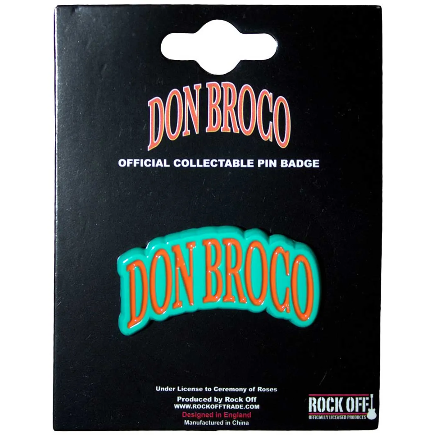 Don Broco Pin Badge - Orange Logo