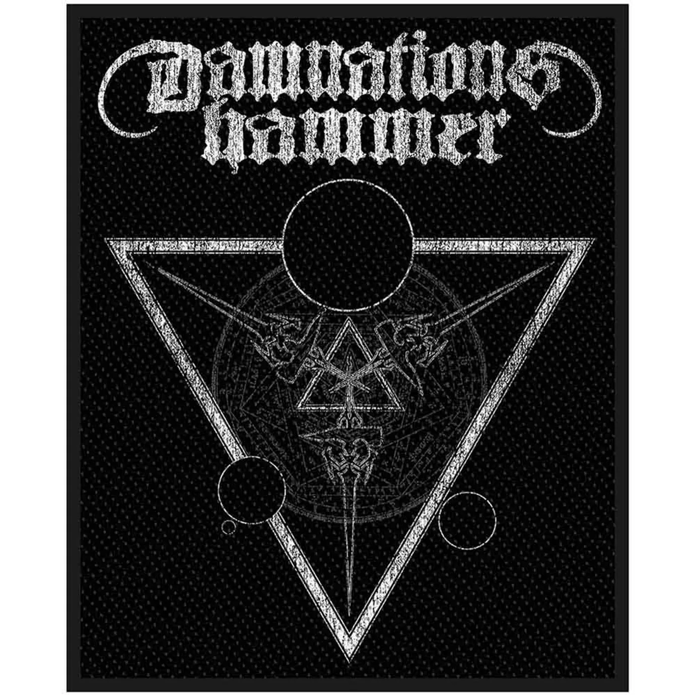 Damnation's Hammer Patches - Woven Sew On - Planet Sigil