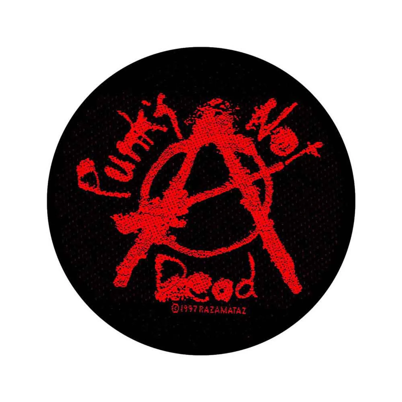 Generic Patches - Woven Sew On - Punks Not Dead