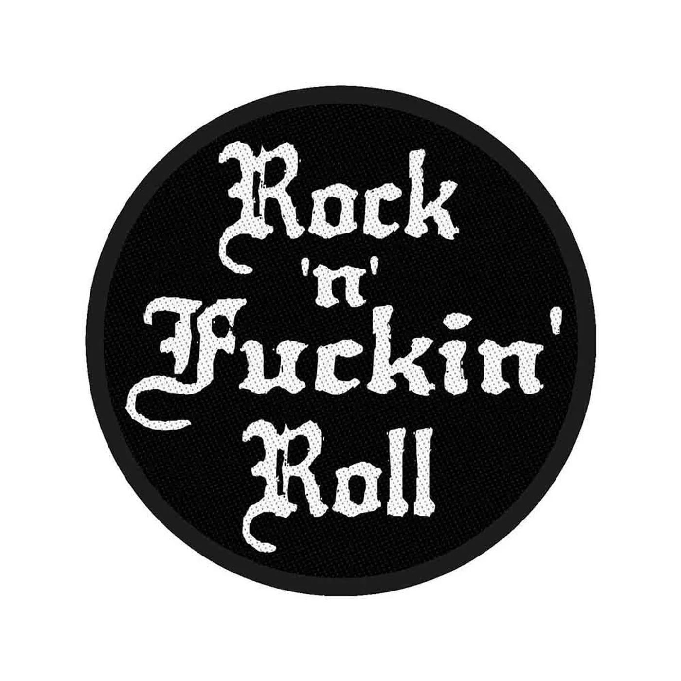 Generic Patches - Woven Sew On - Rock N Fuckin' Roll