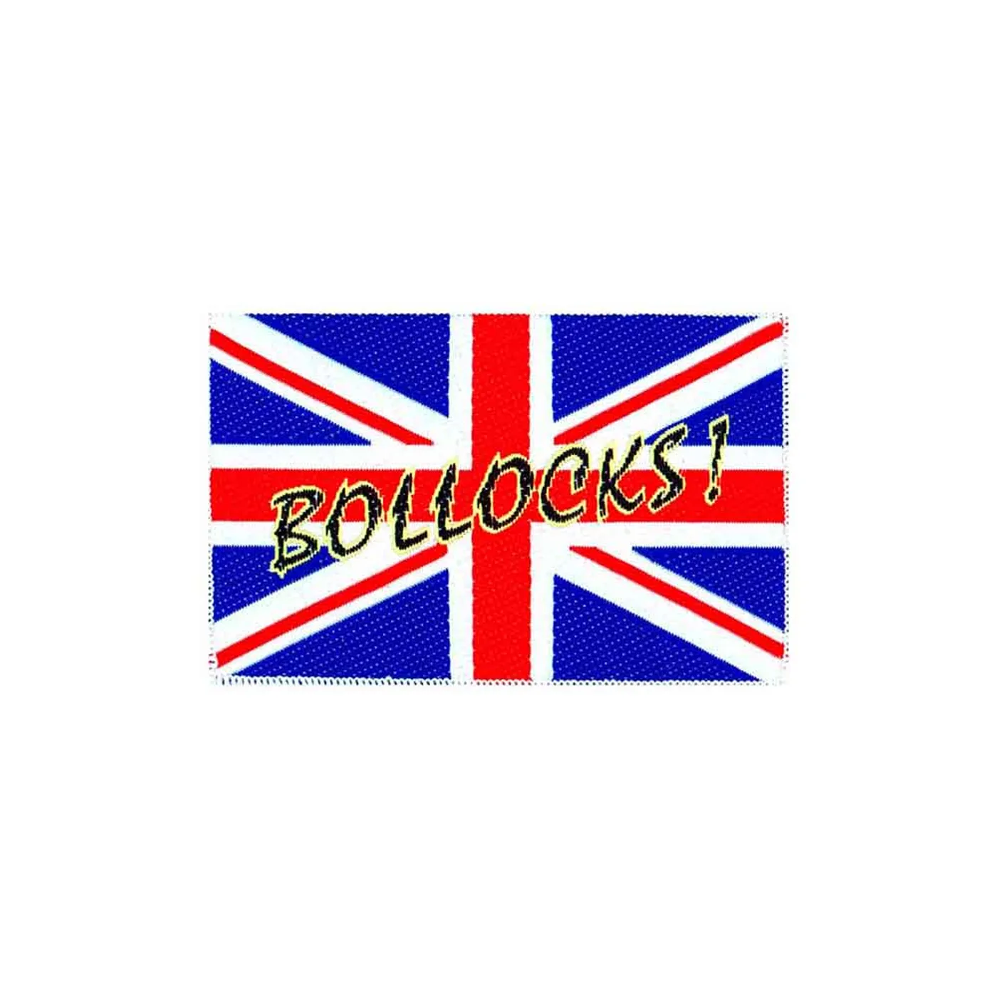 Generic Patches - Woven Sew On - Union Jack/Bollocks!