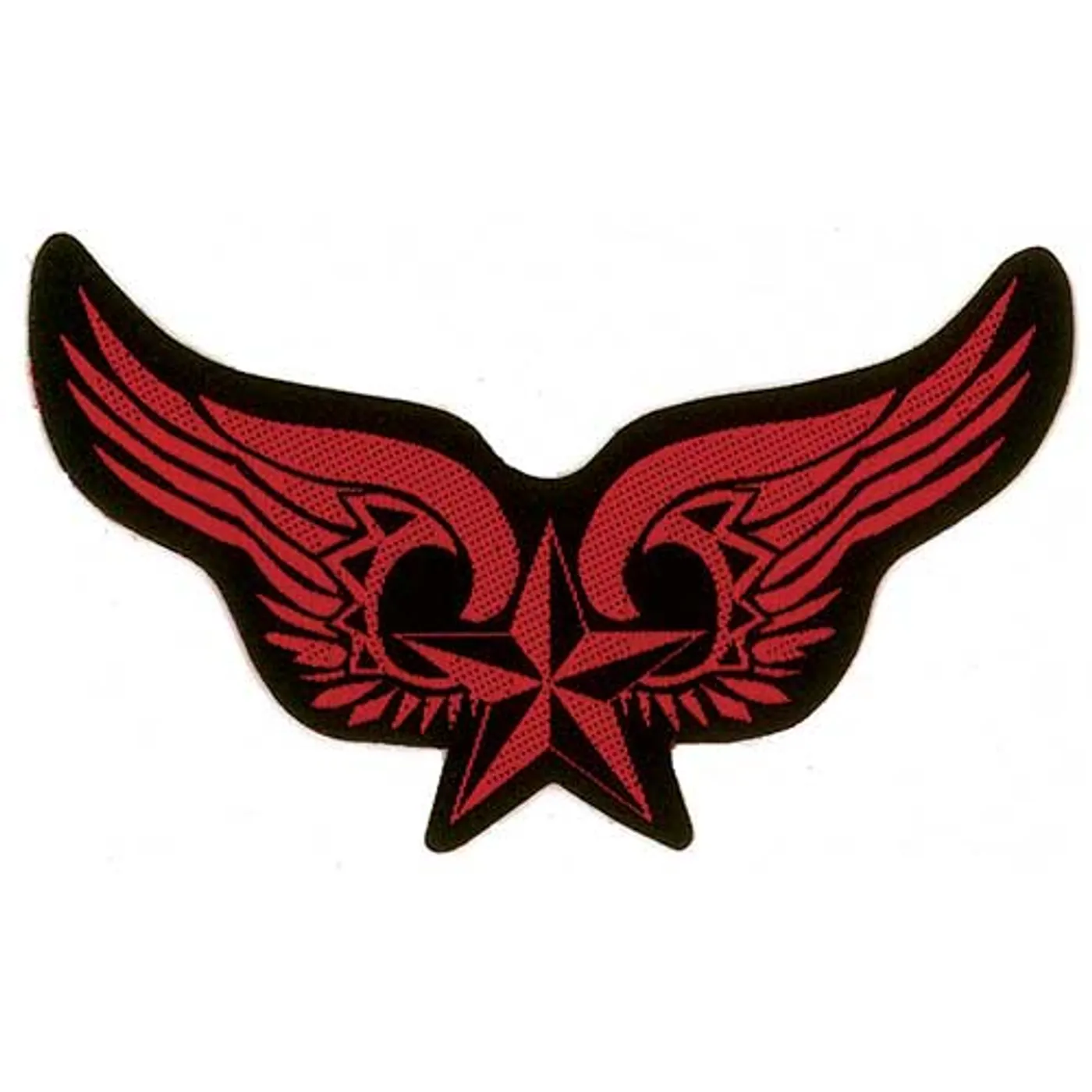 Generic Patches - Woven Sew On - Winged Nautical Star