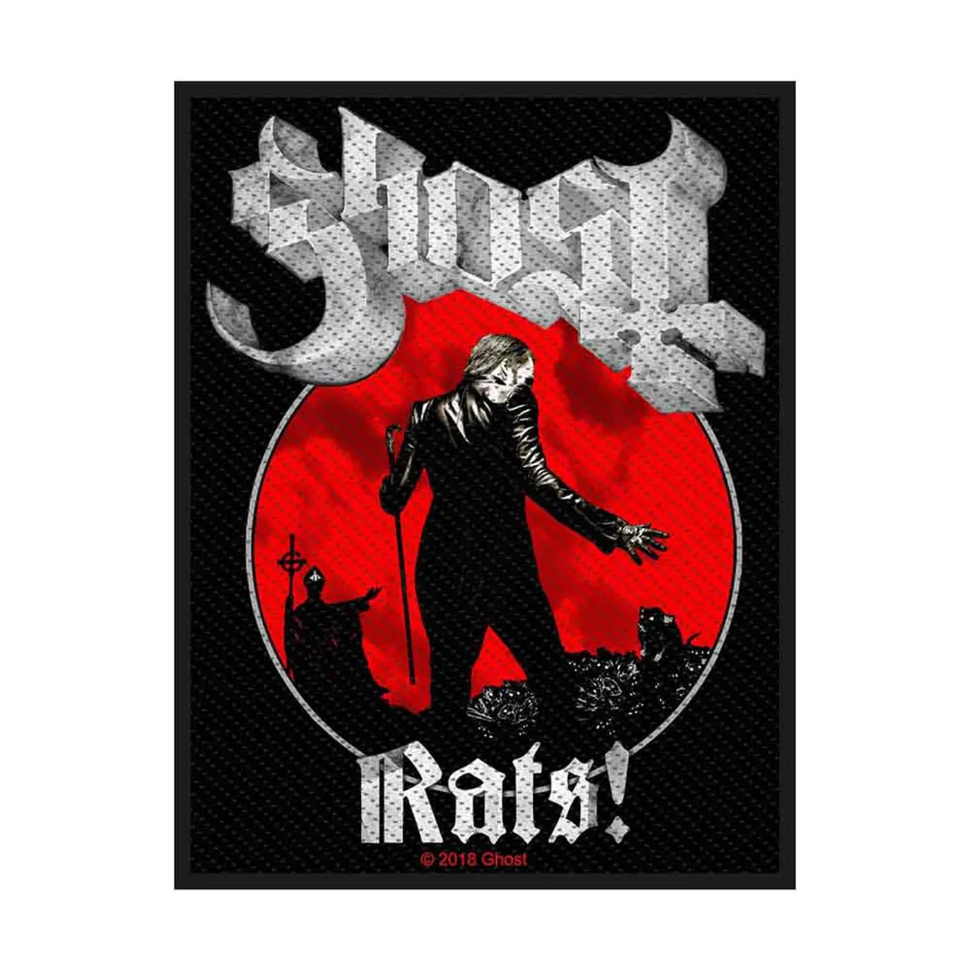 Ghost Patches - Woven Sew On - Rats