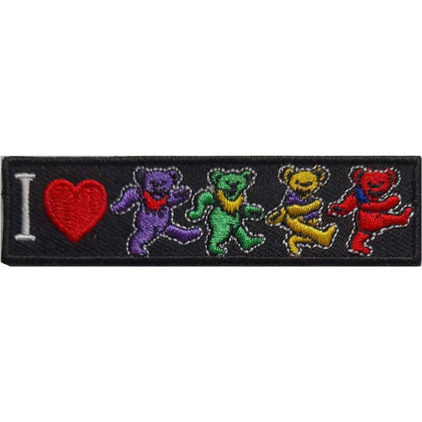 Grateful Dead Patches - Iron On - I Love Bears
