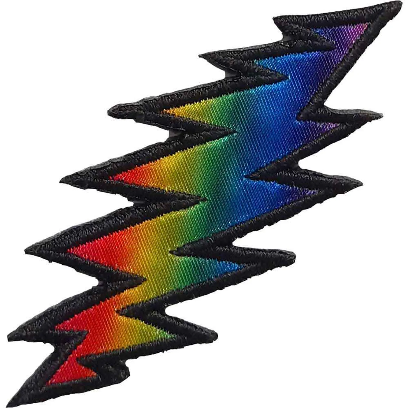Grateful Dead Patches - Iron On - Lightning Rainbow