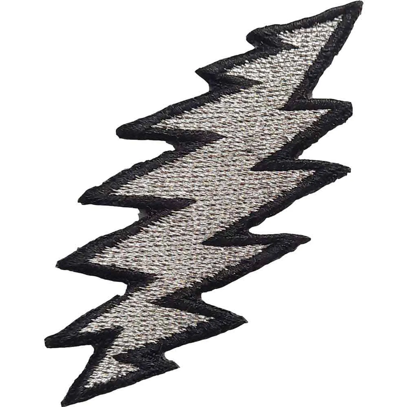 Grateful Dead Patches - Iron On - Lightning Silver