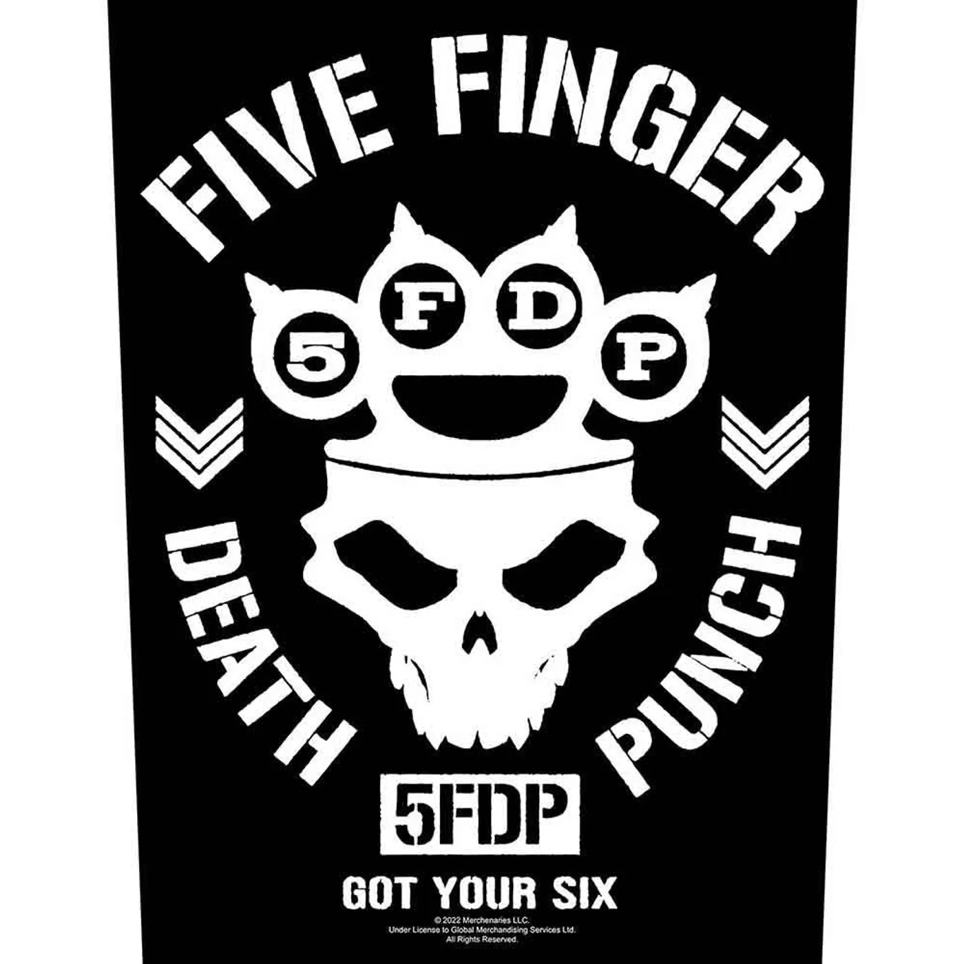 Five Finger Death Punch Patches - Woven Sew On - Got Your Six