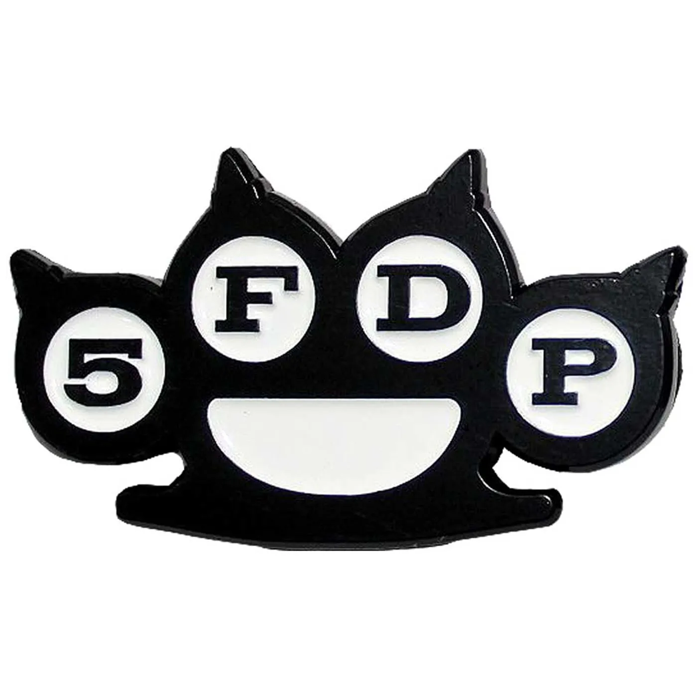 Five Finger Death Punch Pin Badge - Knuckles B&W