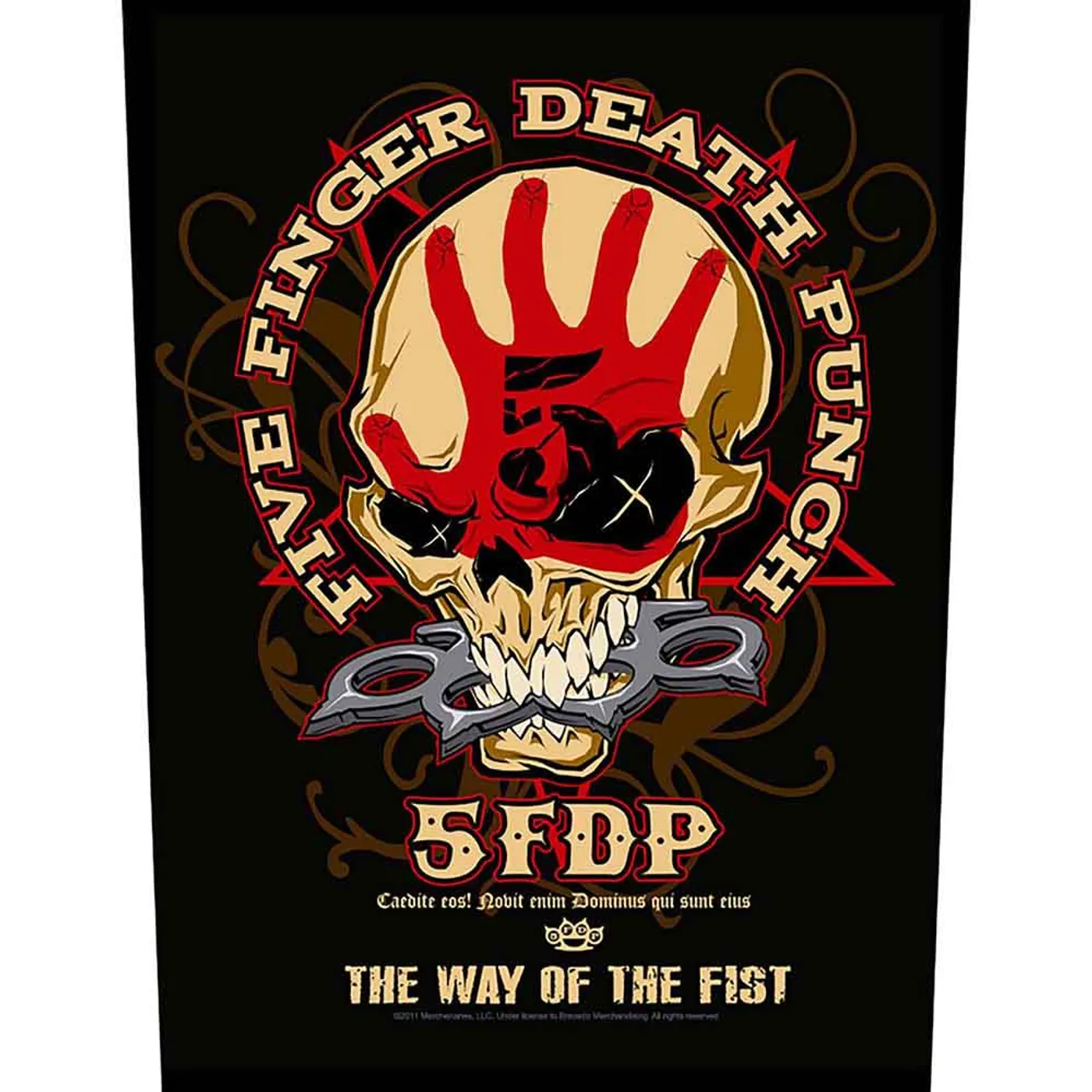 Five Finger Death Punch Patches - Woven Sew On - Way Of The Fist