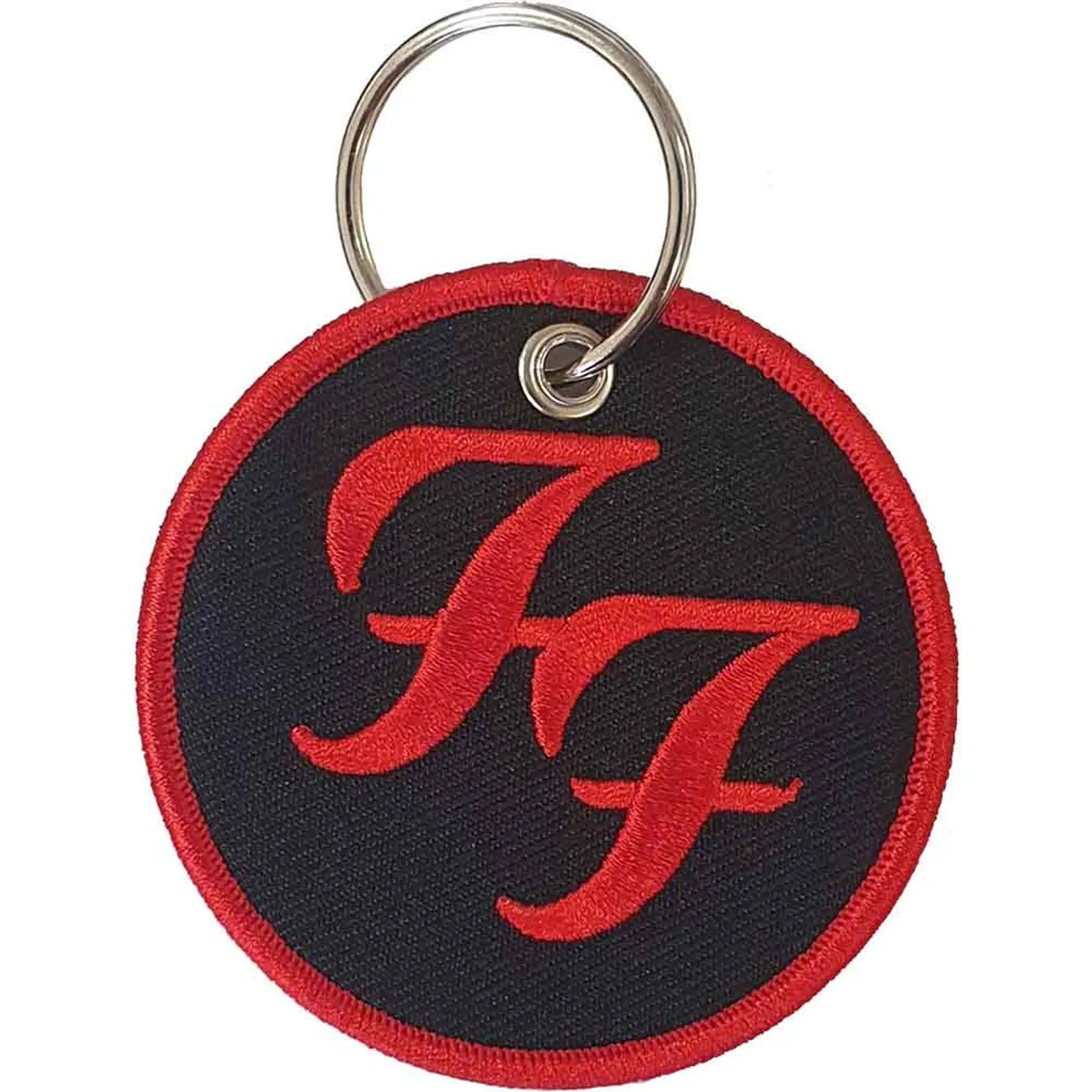 Foo Fighters Patch Keychains - Circle Logo