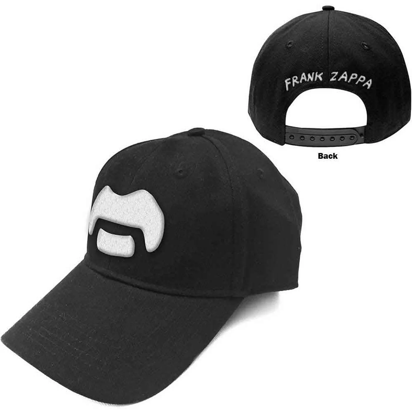 Frank Zappa Baseball Caps - White Moustache