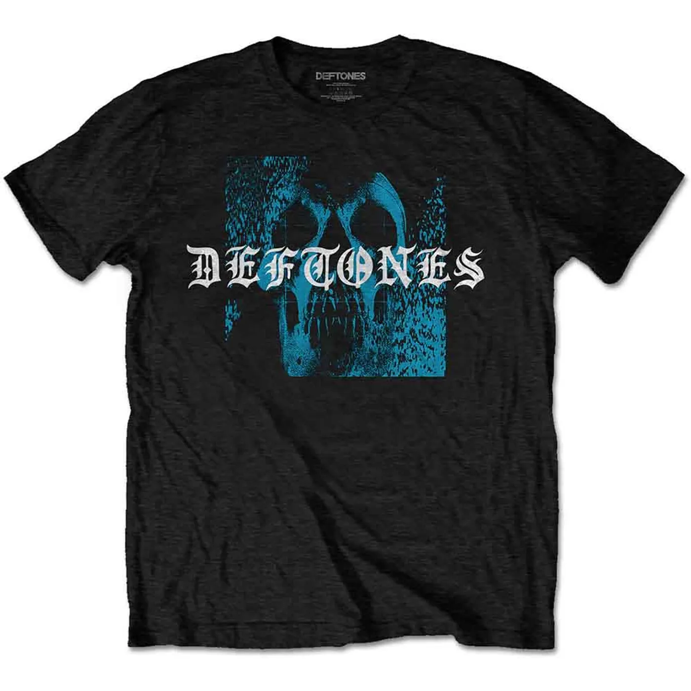 Deftones T Shirt - Static Skull