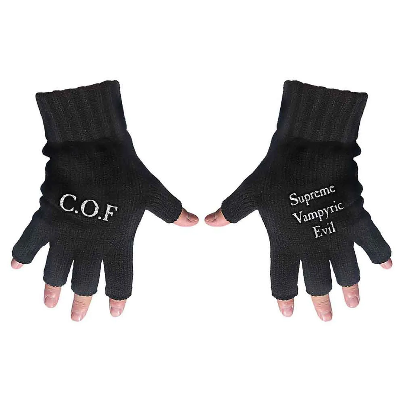 Cradle Of Filth Fingerless Gloves - COF/Supreme Vampiric