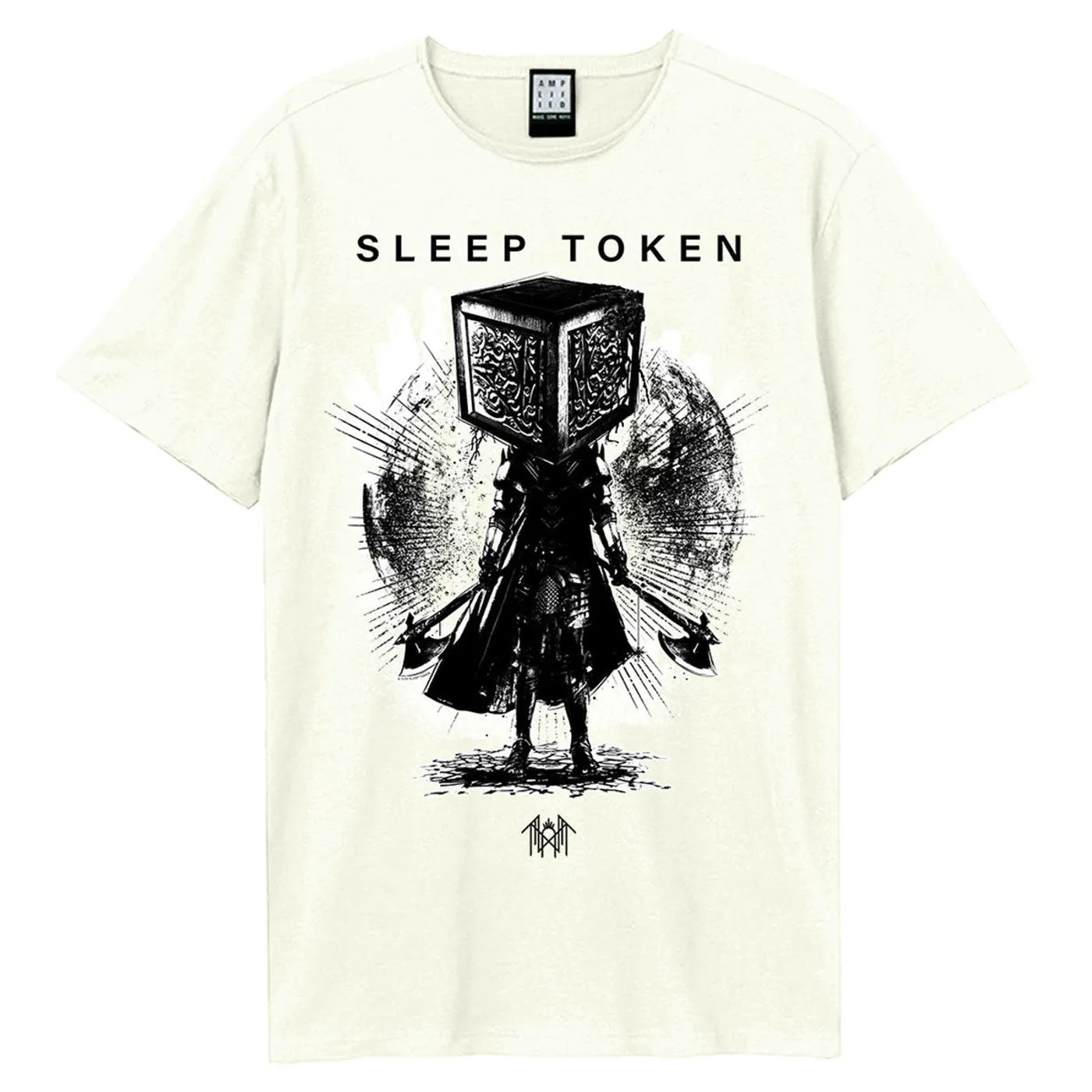Sleep Token Vintage T Shirt - Axe Samarui (White)