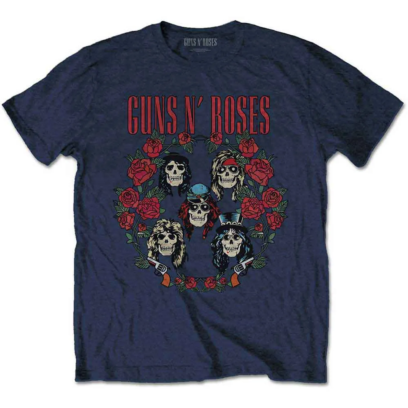 Guns N' Roses T Shirt - Skulls Wreath