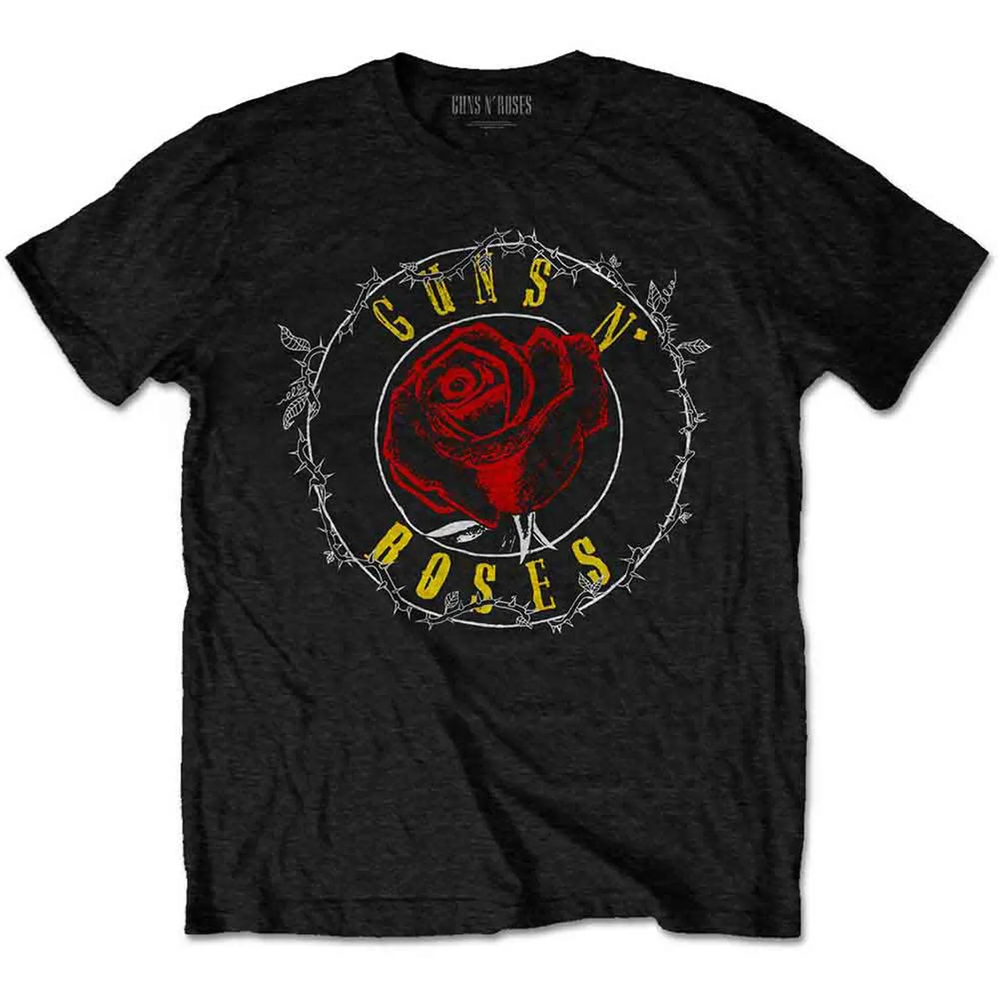 Guns N' Roses T Shirt - Rose Circle Paradise City