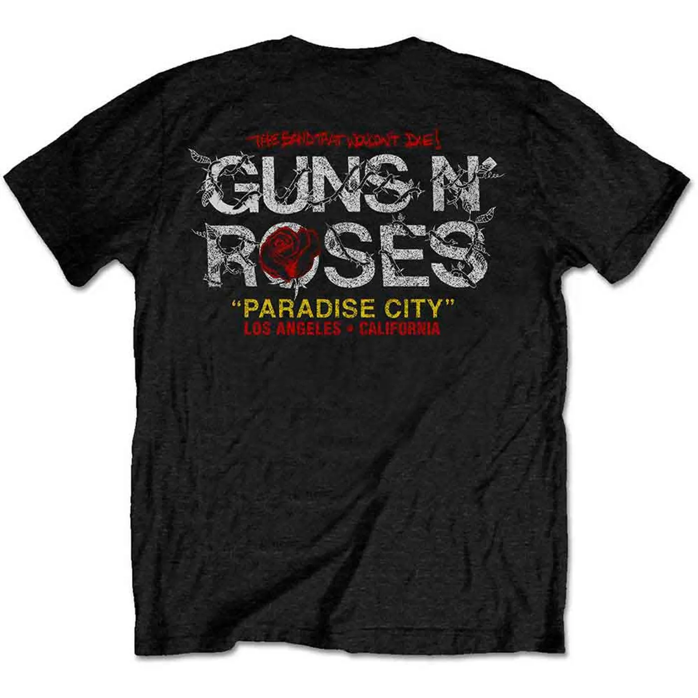 Guns N' Roses T Shirt - Rose Circle Paradise City