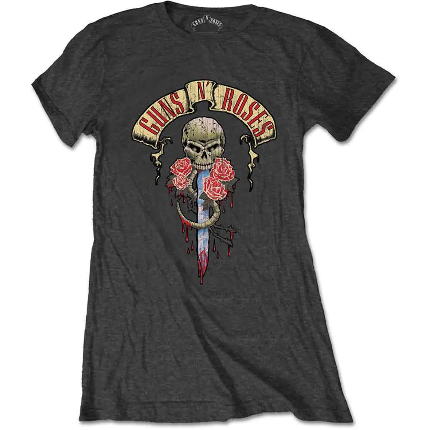 Guns N' Roses Woman's T Shirt - Dripping Dagger