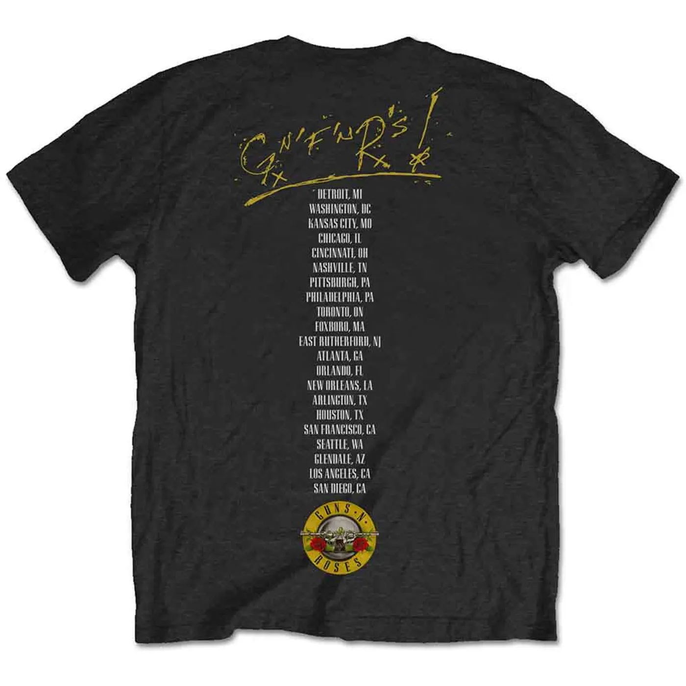 Guns N' Roses T Shirt - Not In This Lifetime