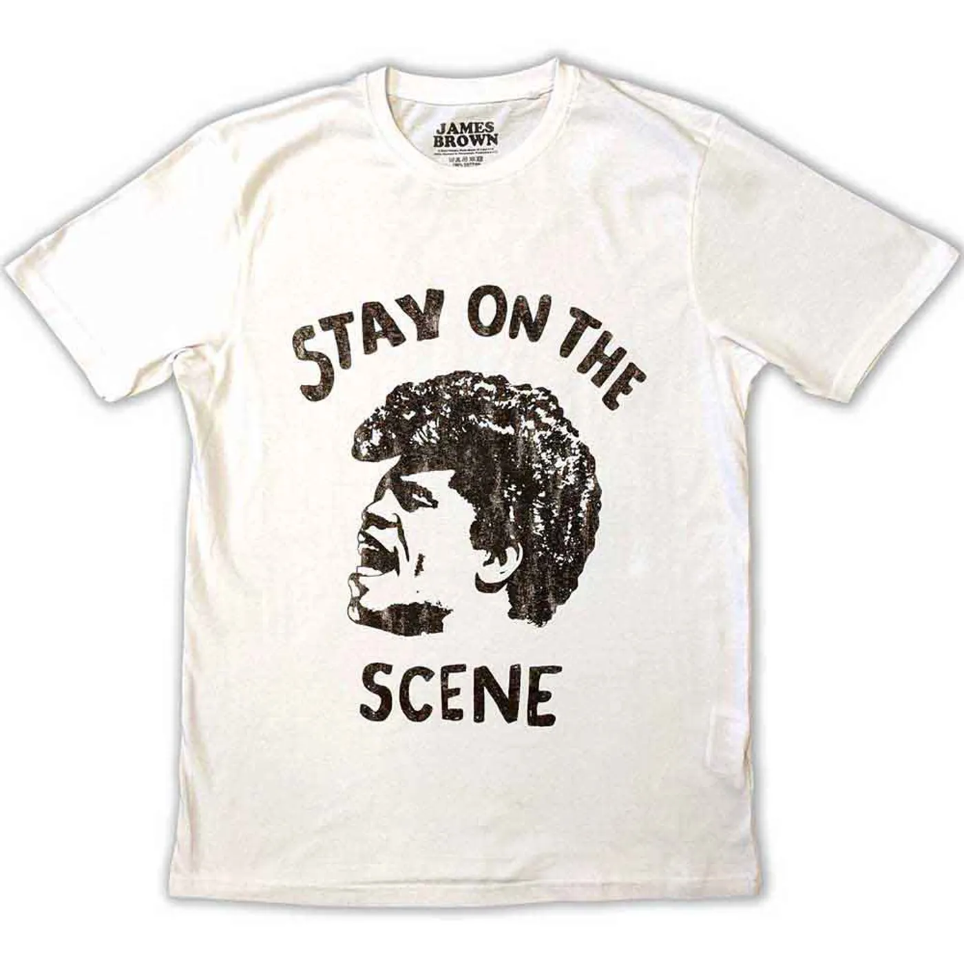 James Brown T Shirt - Stay On The Scene