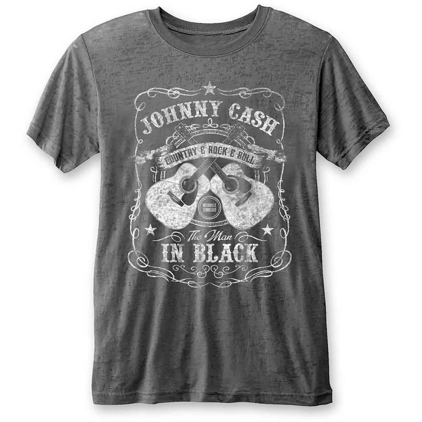 Johnny Cash T Shirt - The Man In Black BO