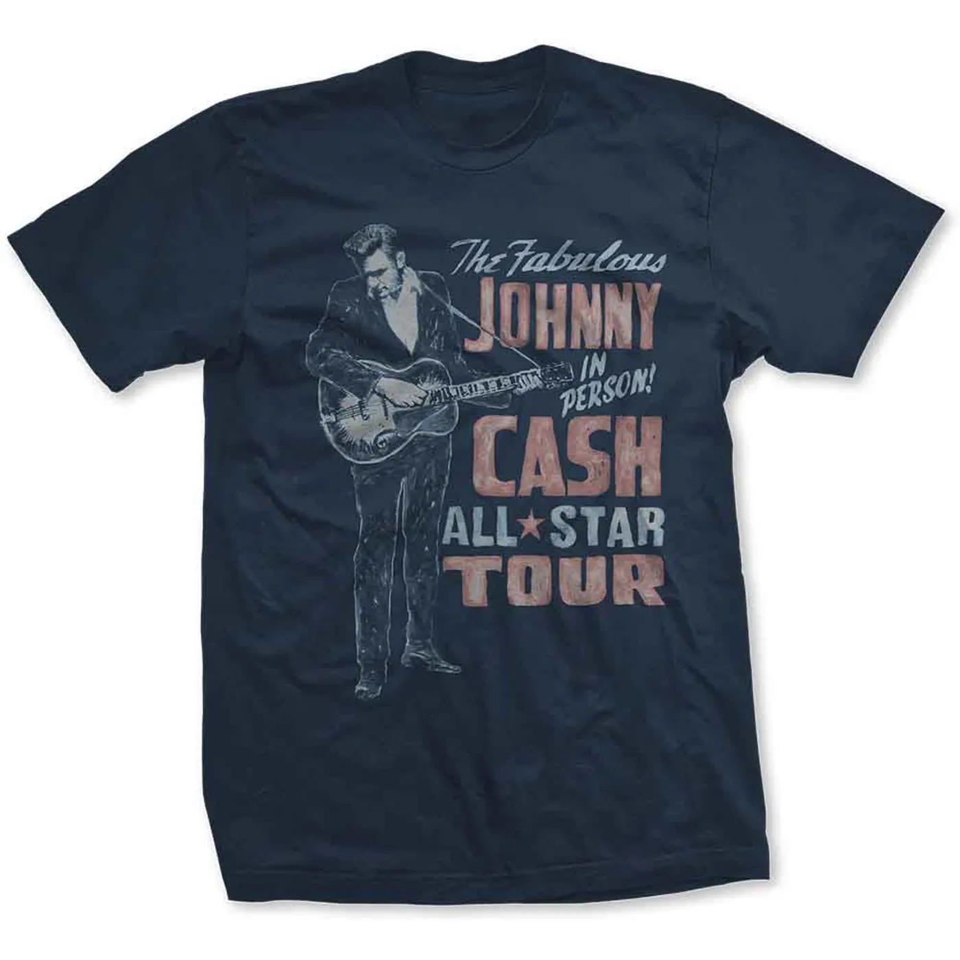 Johnny Cash T Shirt - All Star Tour