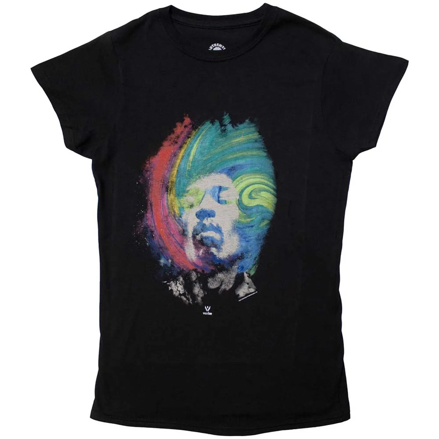 Jimi Hendrix Woman's T Shirt - Galaxy