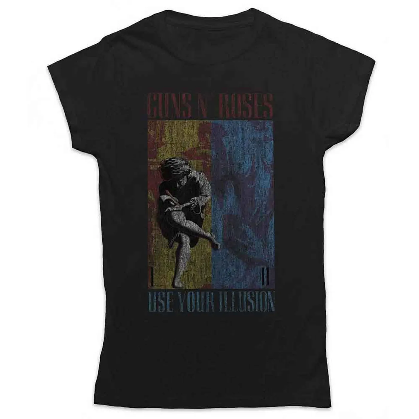Guns N' Roses Woman's T Shirt - Use Your Illusion