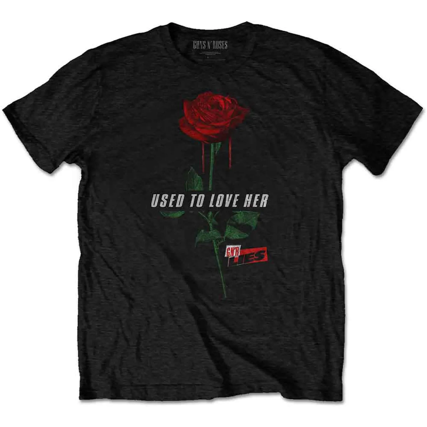 Guns N' Roses T Shirt - Used To Love Her Rose