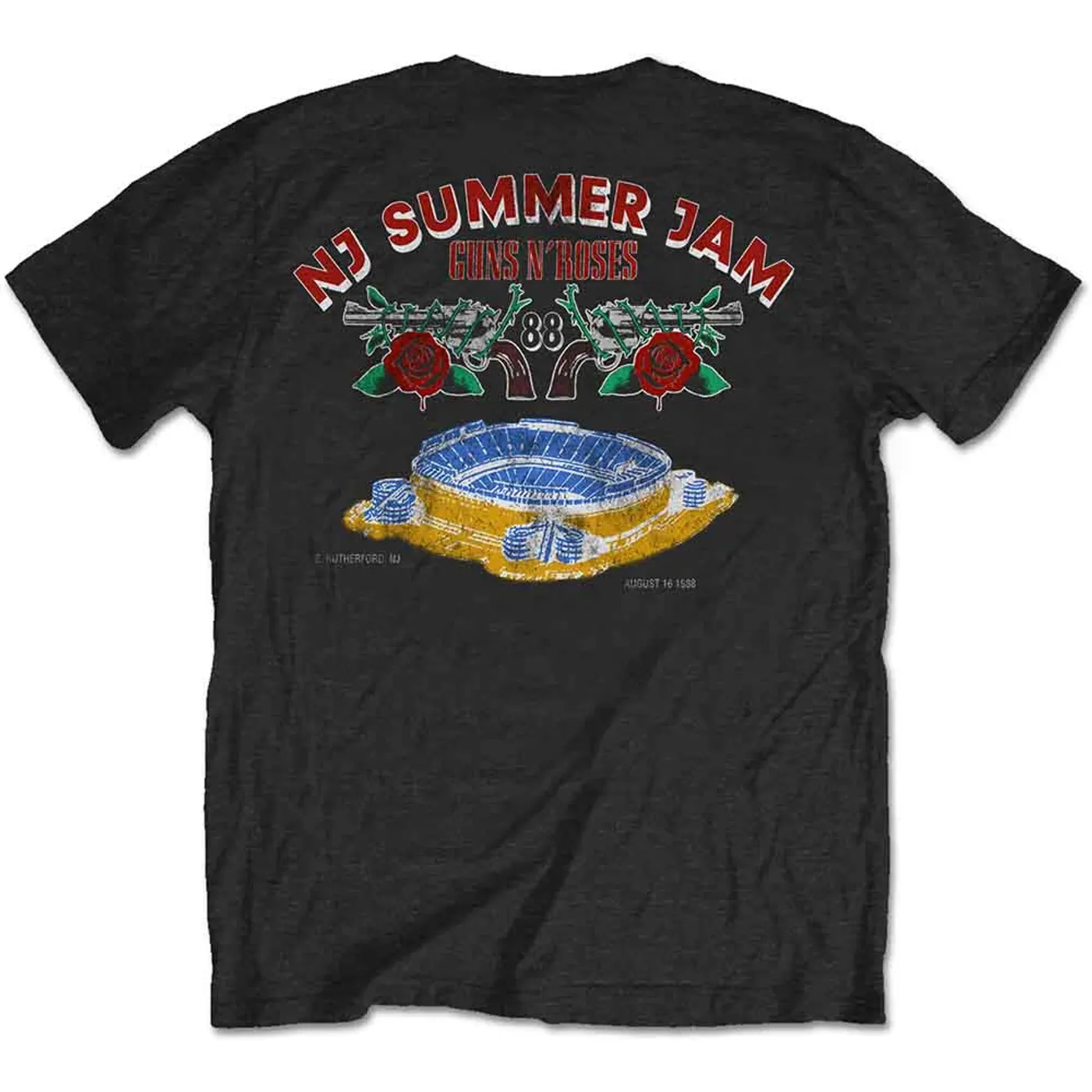 Guns N' Roses T Shirt - NJ Summer Jam 1988