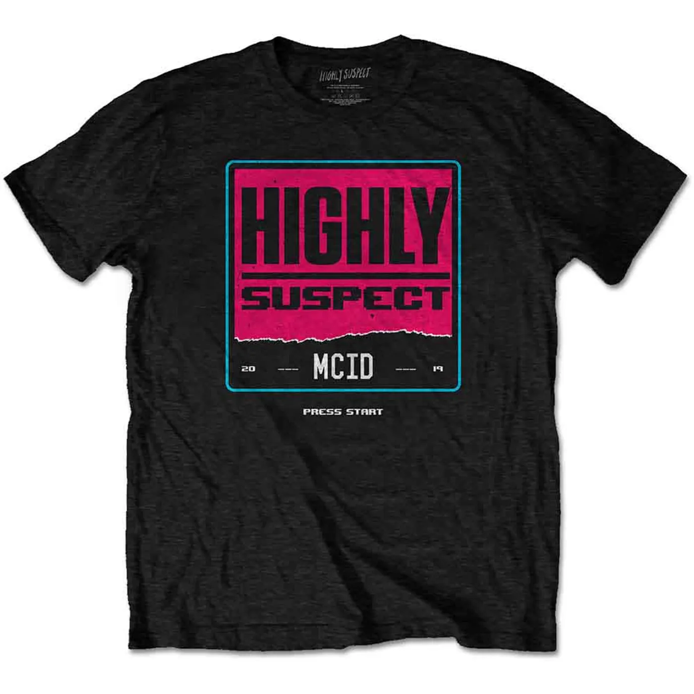 Highly Suspect T Shirt - Press Start
