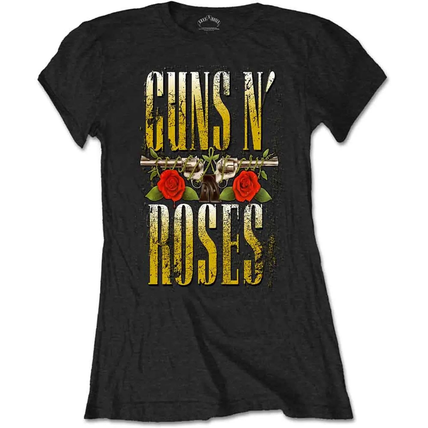 Guns N' Roses Woman's T Shirt - Big Guns