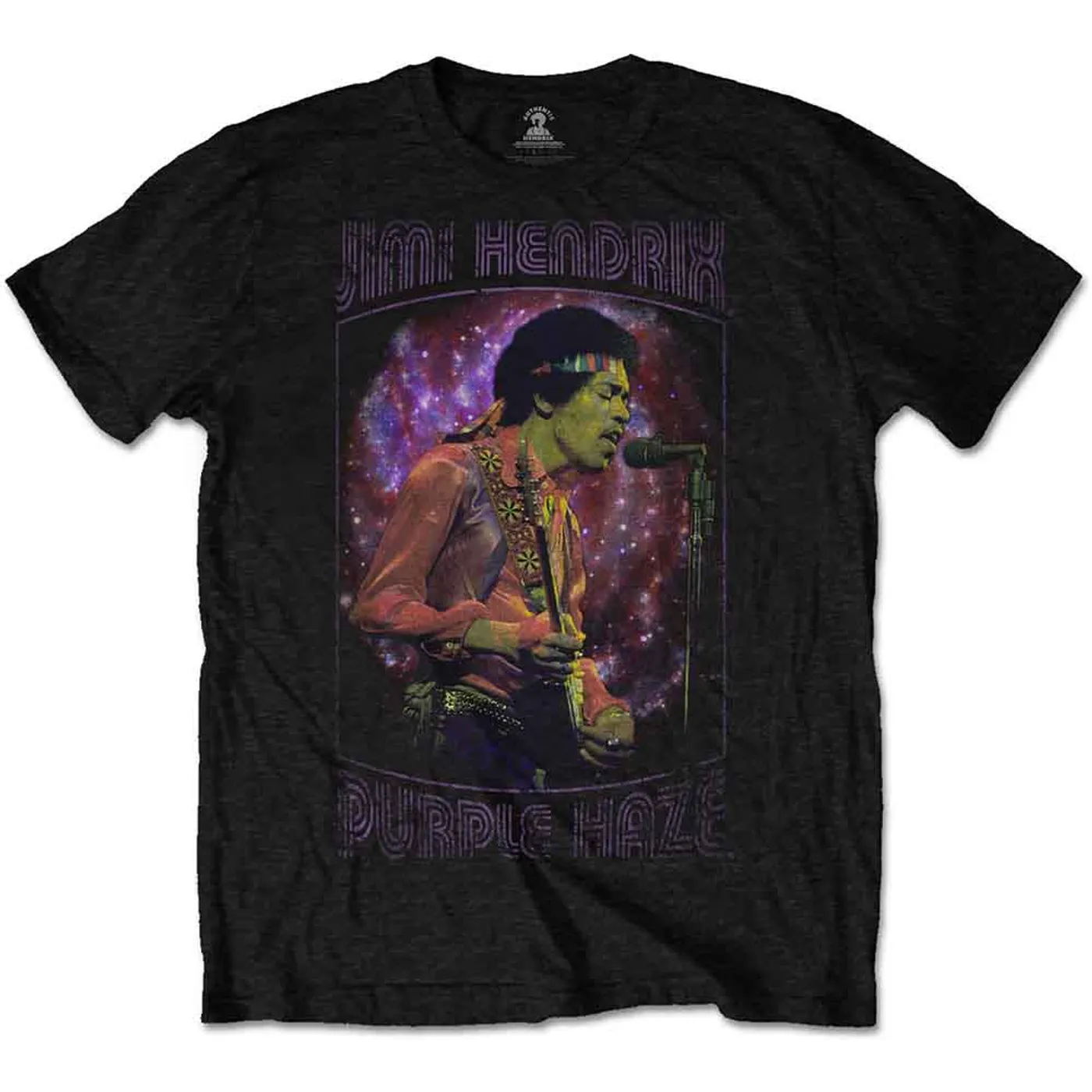 Jimi Hendrix T Shirt - Purple Haze Frame