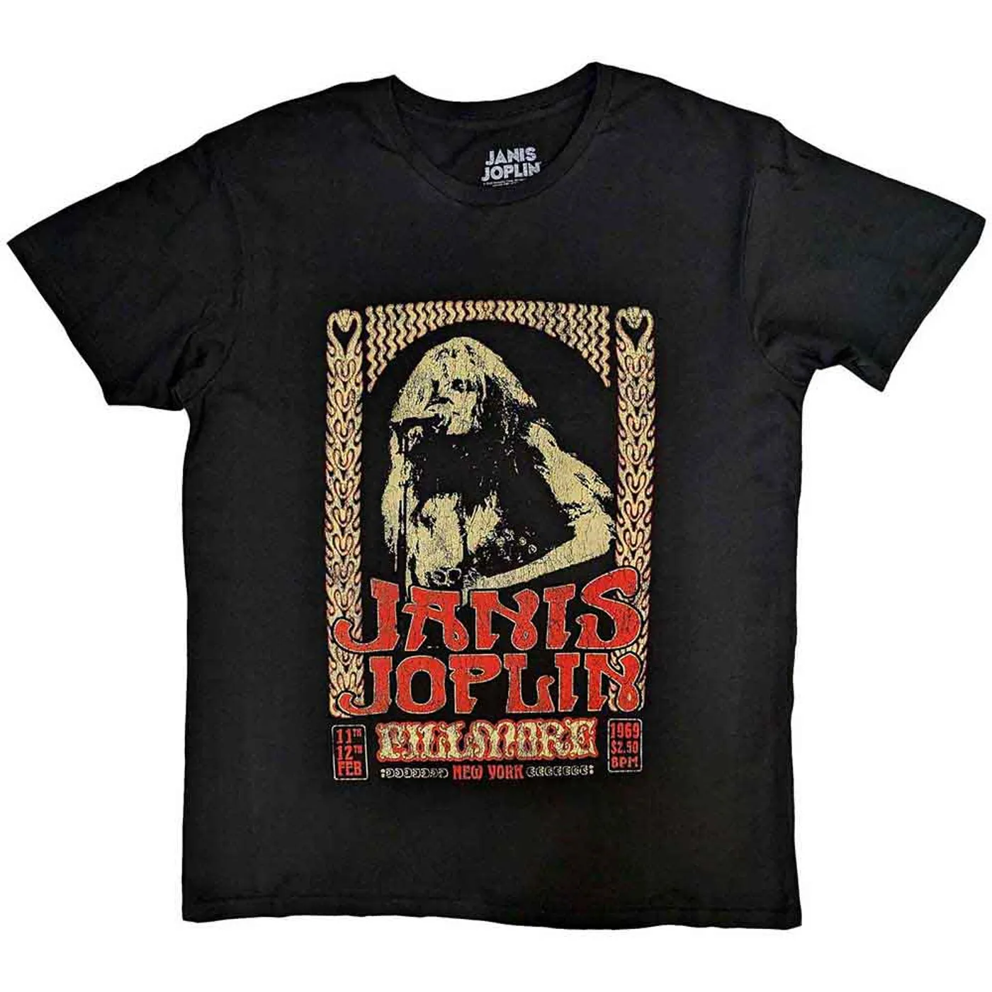 Janis Joplin T Shirt - Vintage Poster