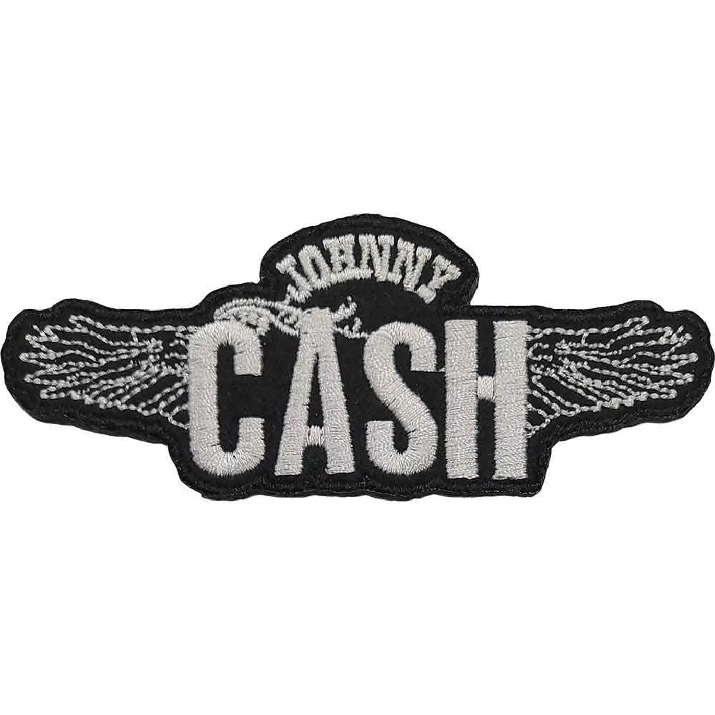 Johnny Cash Patches - Iron On - Wings