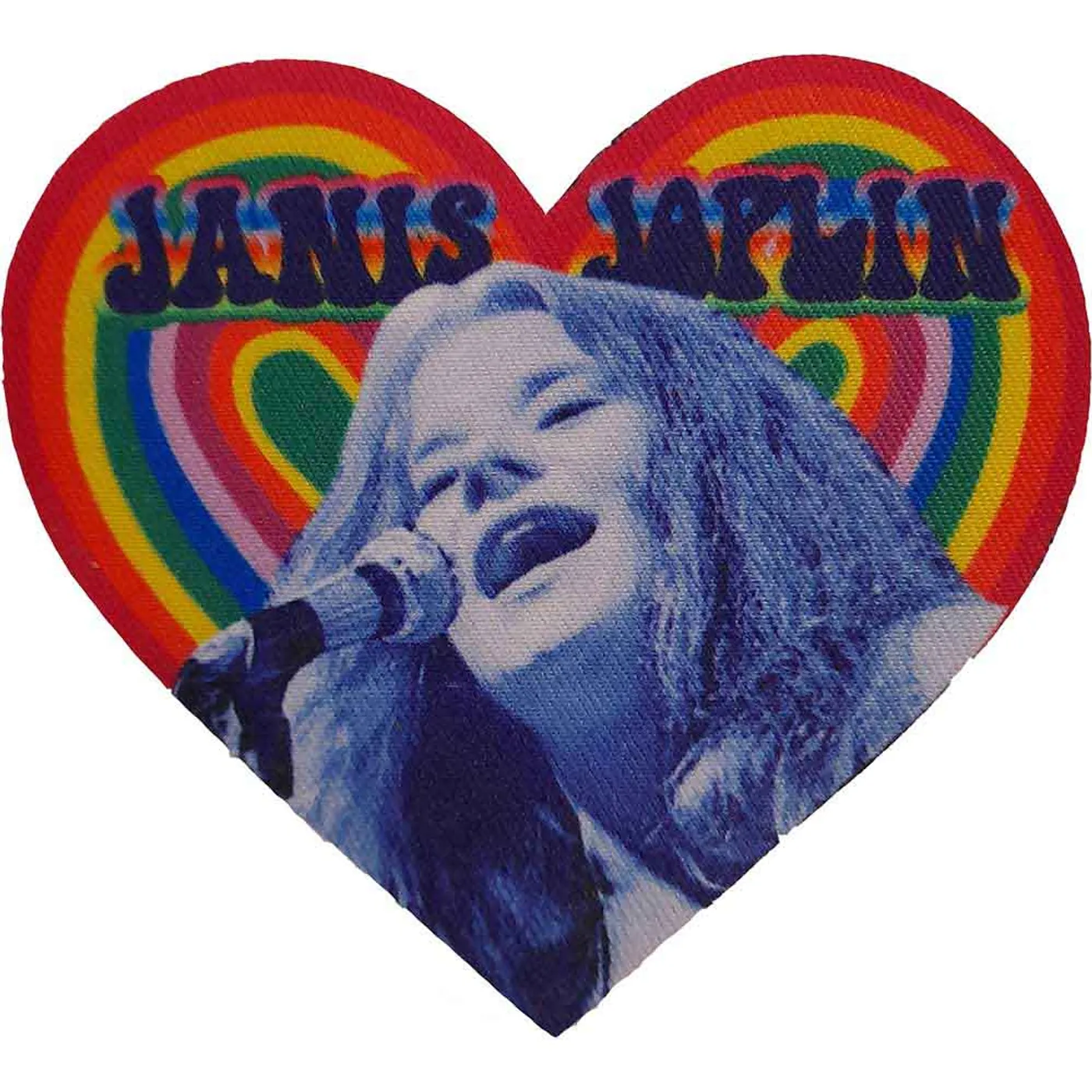 Janis Joplin Patches - Iron On - Heart