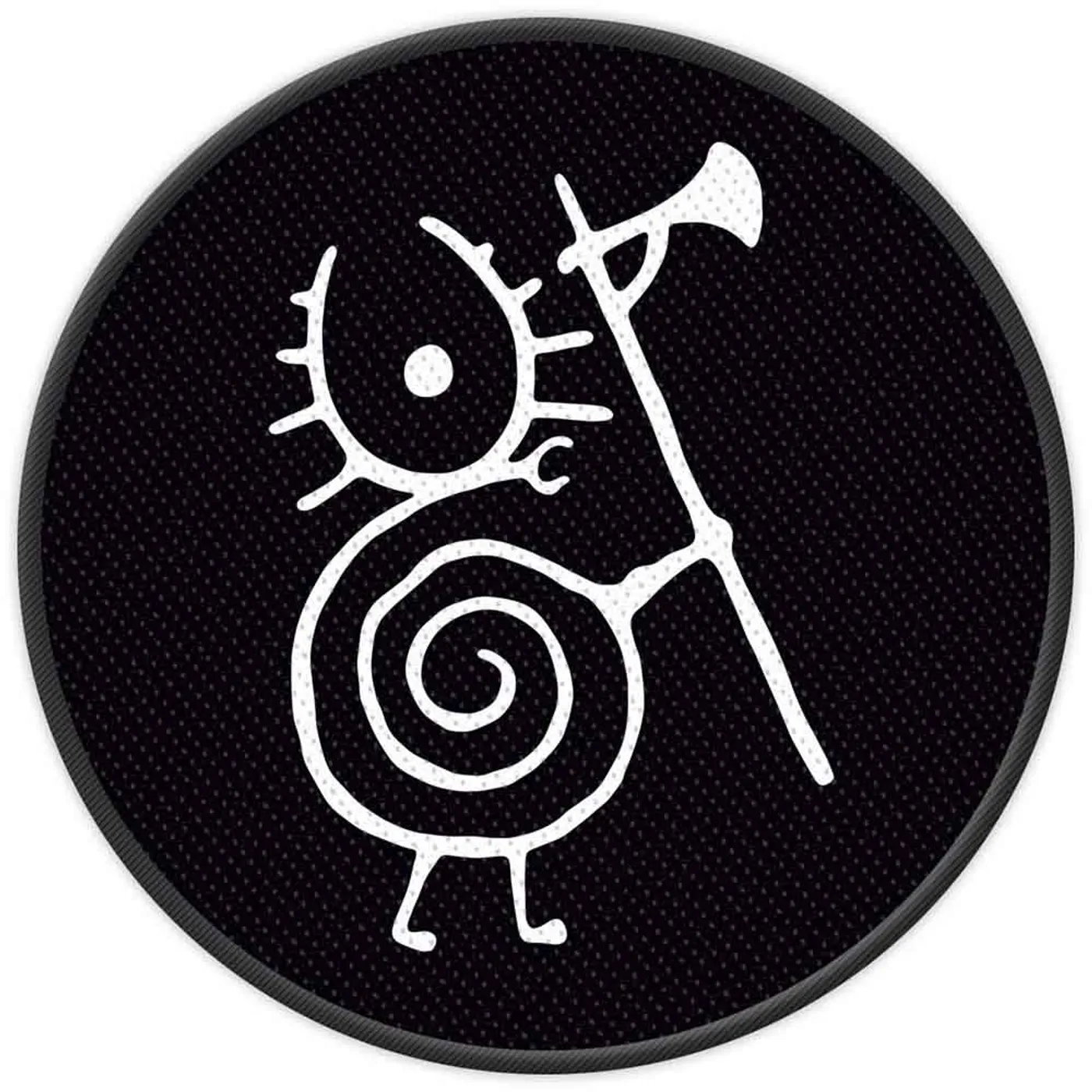 Heilung Patches - Woven Sew On - Warrior Snail